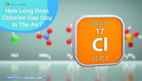5 times greater than air, which will cause it to initially remain near the ground in areas with little air . . How long does chlorine gas stay in the air